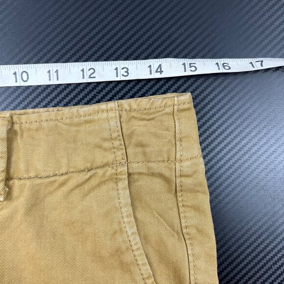 American Eagle Boys Sz 28 Slim Straight Khaki Chino Pants Flat Front 26” inseam - Picture 5 of 12